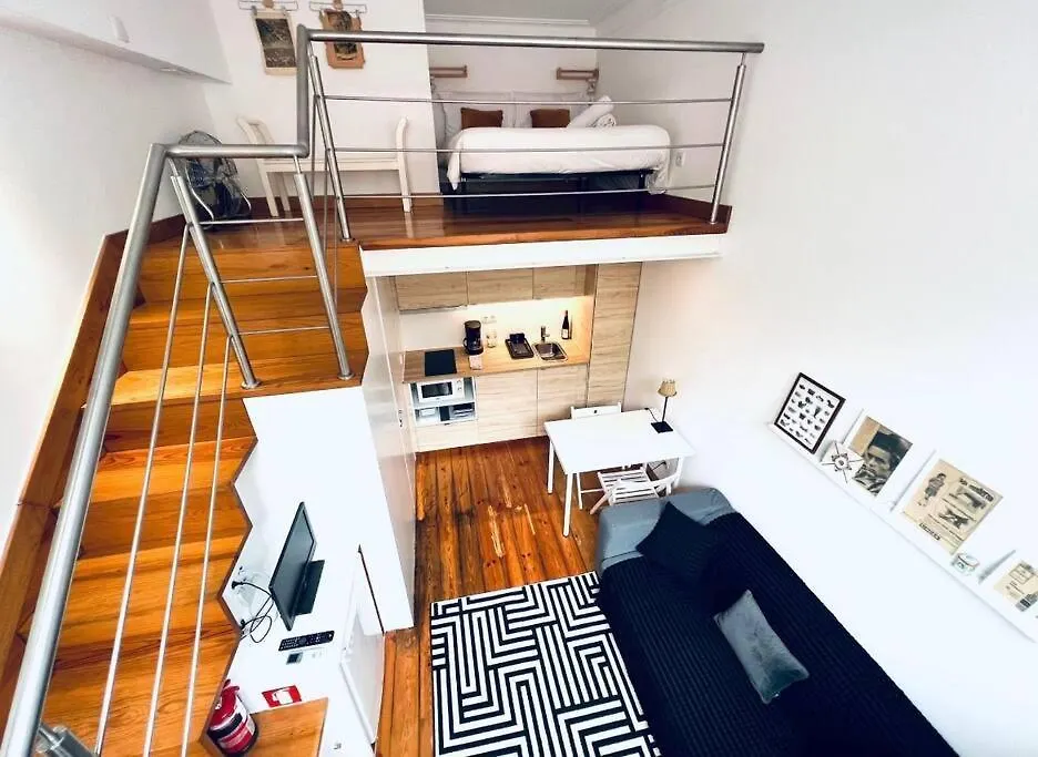 Lisbon Lovely Mezzanino Studio Close To Lx Factory Portugal