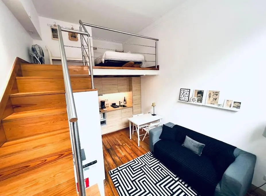 Appartement Lisbon Lovely Mezzanino Studio Close To Lx Factory